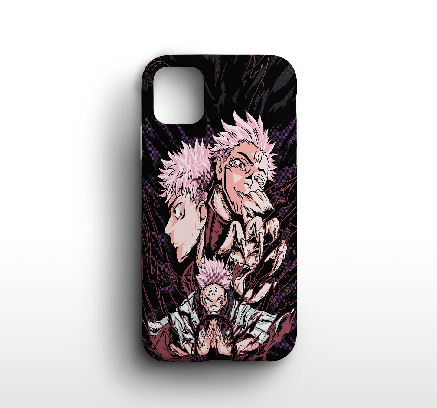 Jujutsu Kaisen | 3 Faces Of ITADORI Print Silicone Phone Case - CC-13