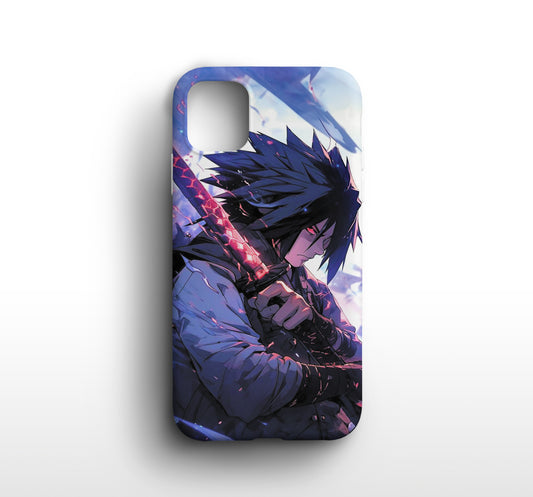 Naruto Shippuden | Sasuke Print Silicone Phone Case - CC-34