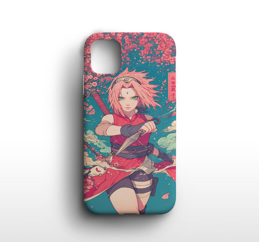 Naruto Shippuden | Sakura Haruno Print Silicone Phone Case - CC-42