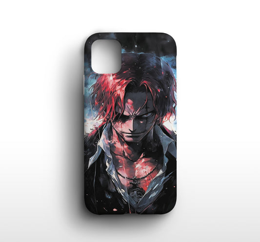 One Piece | Shanks Print Silicone Phone Case - CC-47