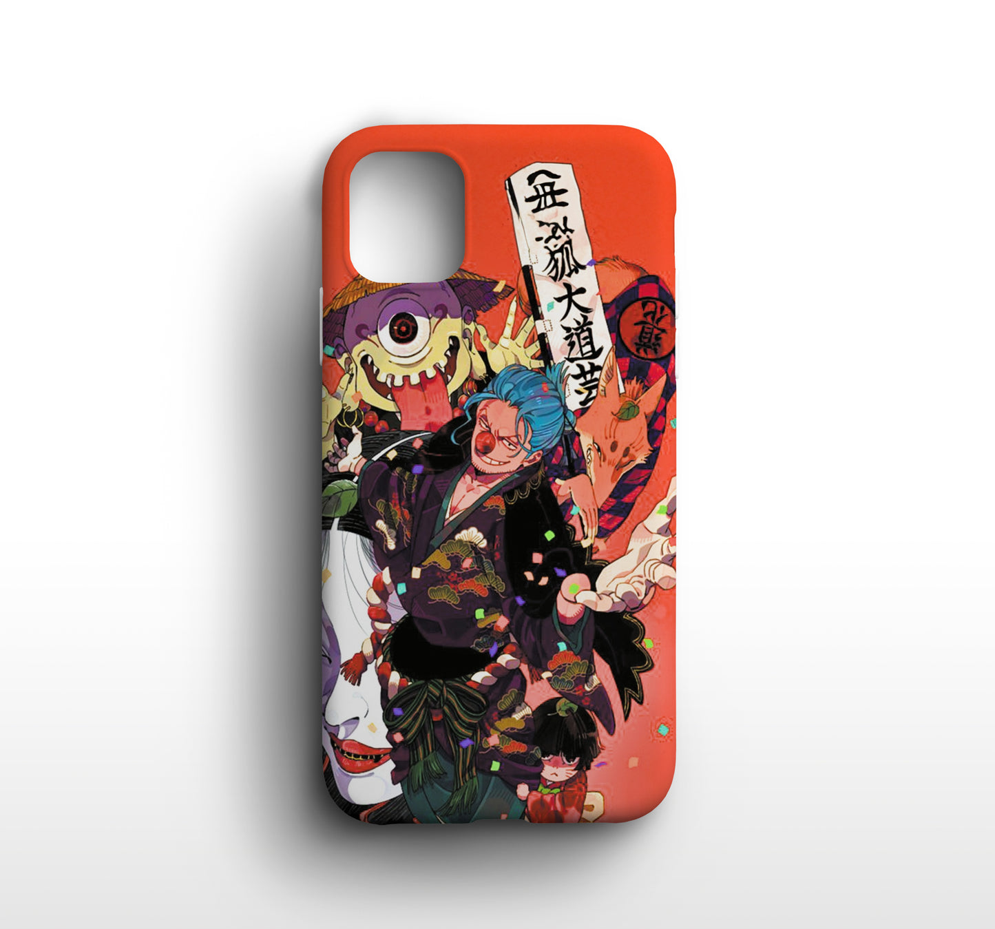 One Piece | Buggy The Clown Print Silicone Phone Case - CC-58