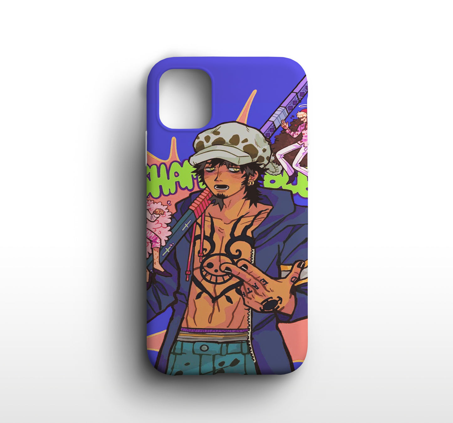 One Piece | Trafalgar Law Print Silicone Phone Case - CC-63