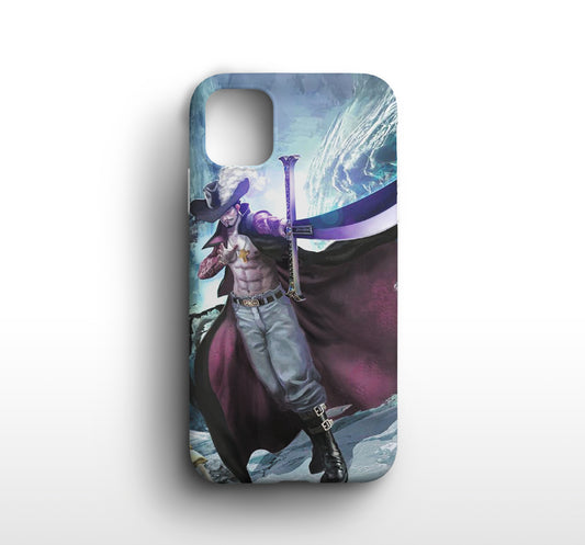 One Piece |  Dracule Mihawk Print Silicone Phone Case - CC-64