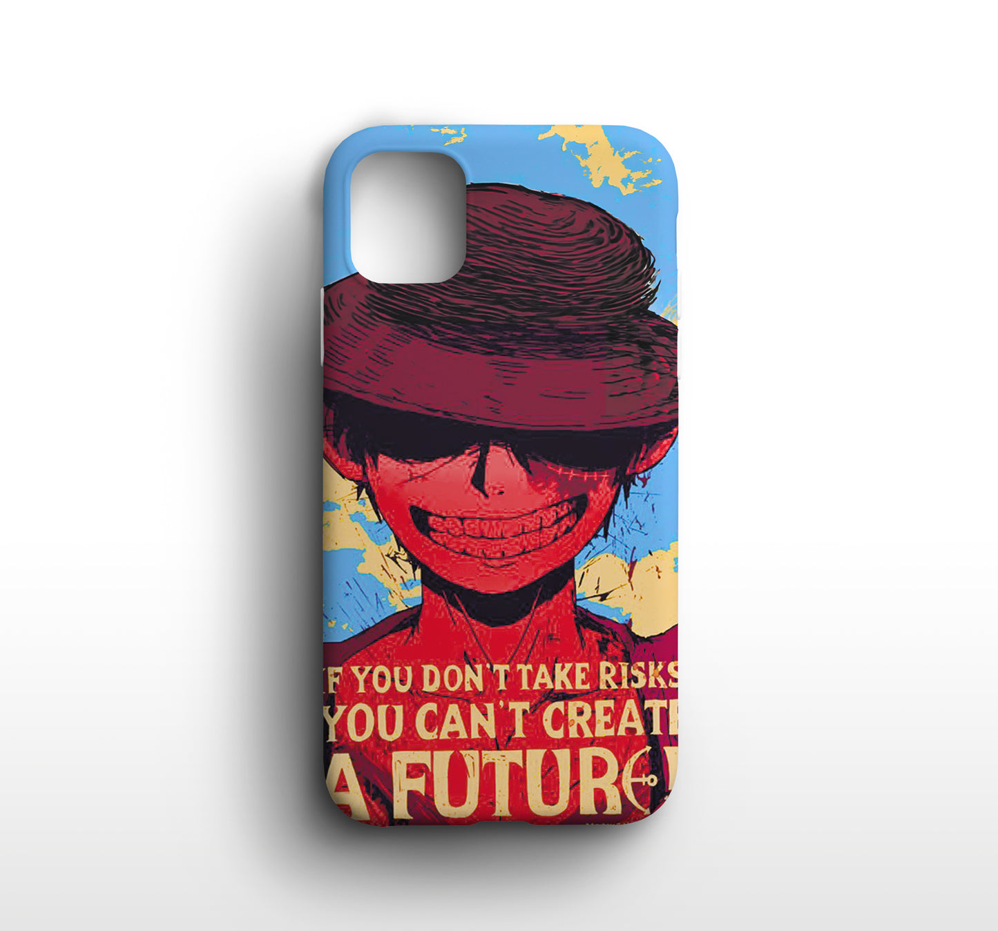 One Piece | Luffy Quote Print Silicone Phone Case - CC-70