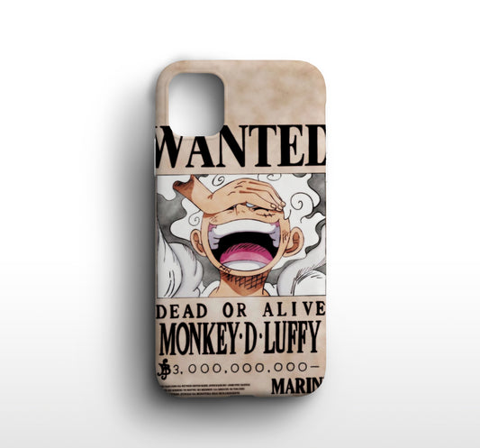 One Piece | Luffy Wanted Print Silicone Phone Case - CC-71