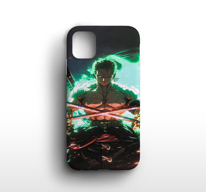 One Piece | Zoro Print Silicone Phone Case - CC-89