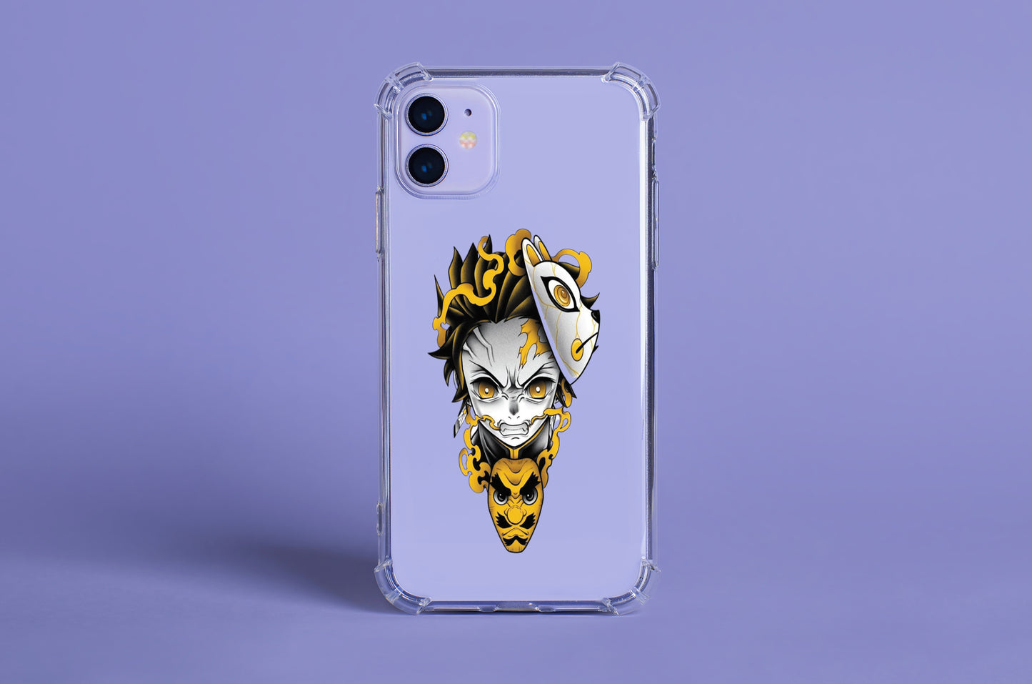 Demon Slayer | Tanjiro Print Silicone Phone Case - CC-101