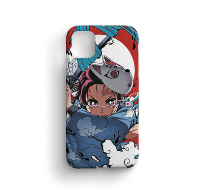 Demon Slayer | Tanjiro Print Silicone Phone Case - CC-96