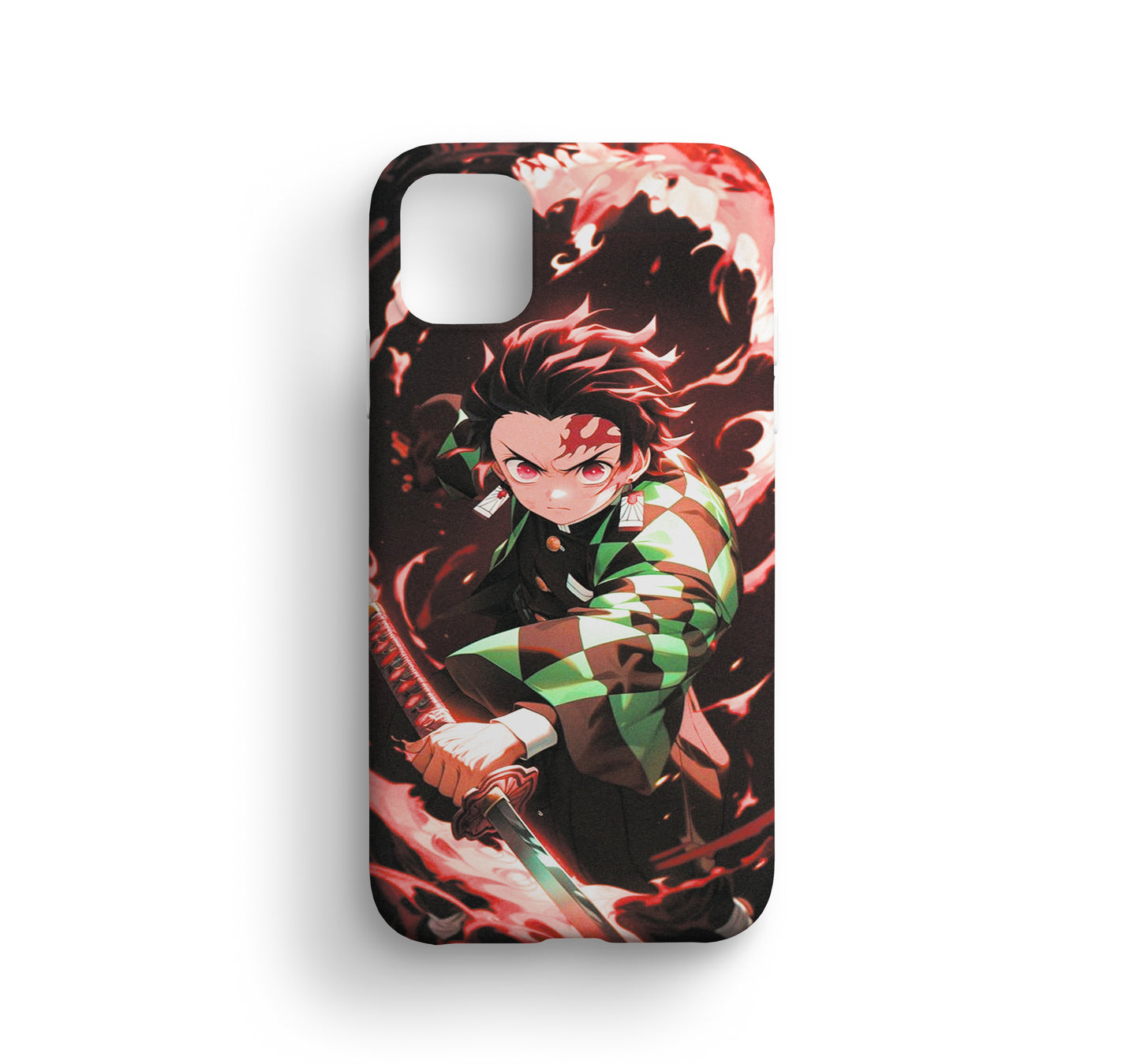 Demon Slayer | Tanjiro Print Silicone Phone Case - CC-95