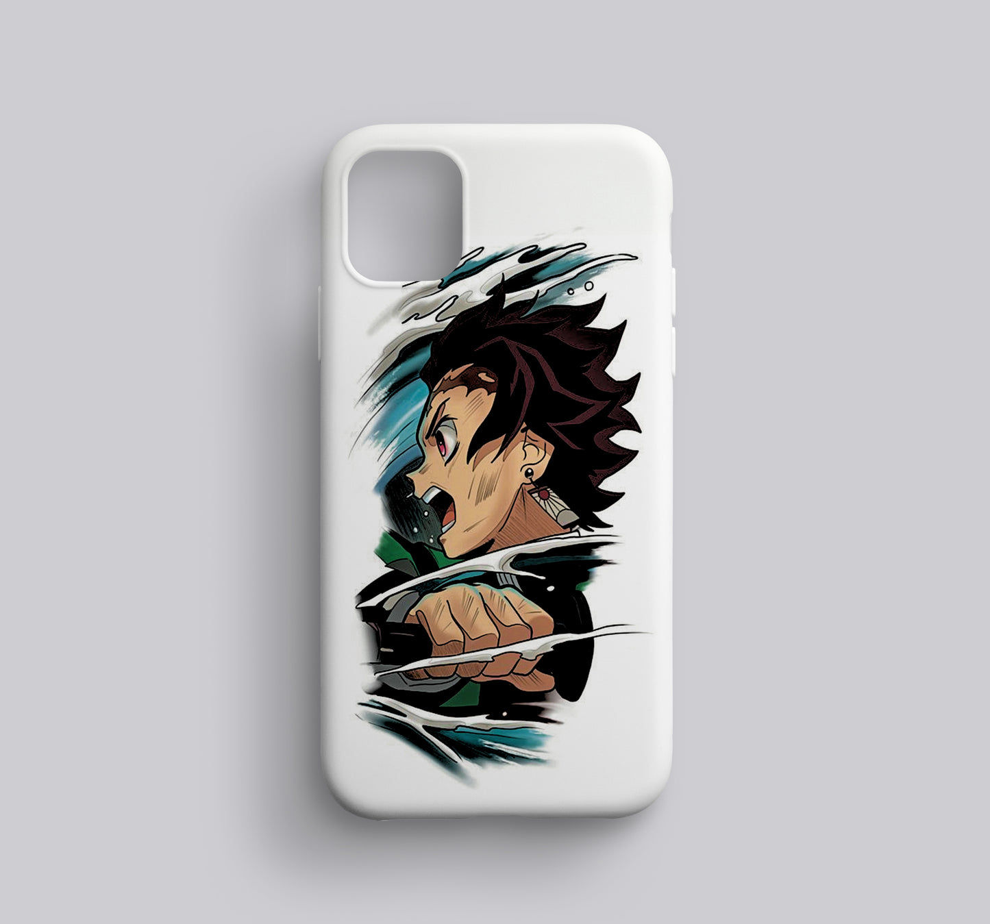 Demon Slayer | Tanjiro Print Silicone Phone Case - CC-104