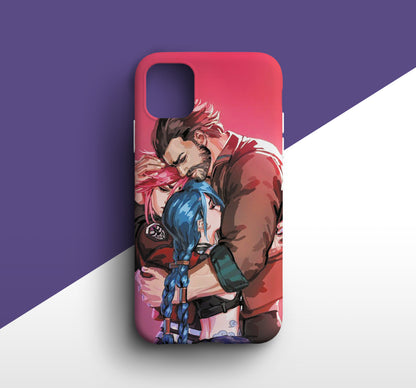 League Of Legends | Jinx/Vi Print Silicone Phone Case - CC-140