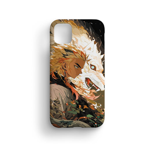 Demon Slayer | Kyōjurō Rengoku Print Silicone Phone Case - CC-105