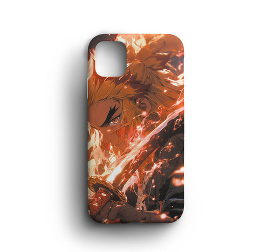 Demon Slayer | Kyōjurō Rengoku Print Silicone Phone Case - CC-117