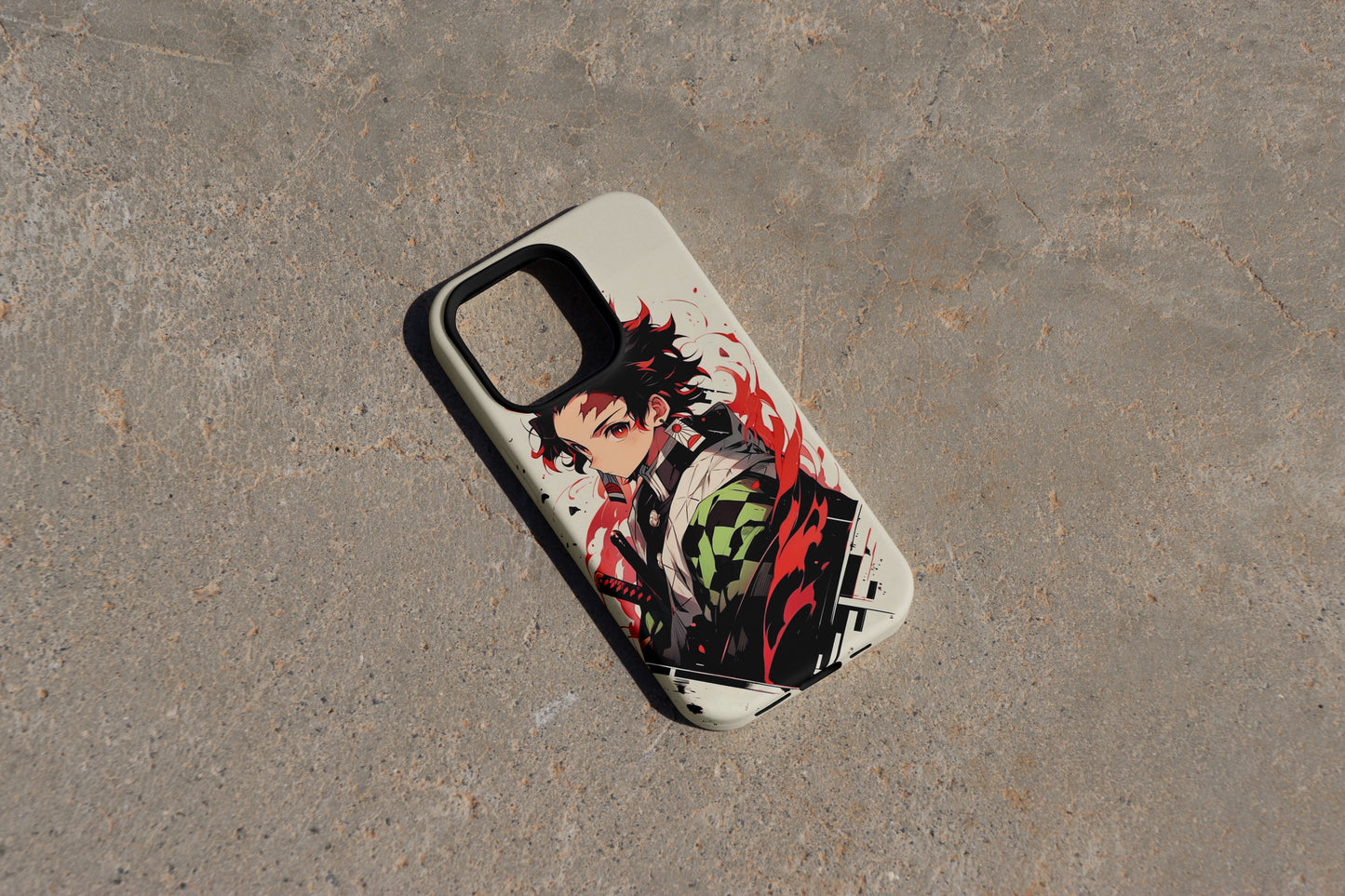 Demon Slayer | Tanjiro Print Silicone Phone Case - CC-115