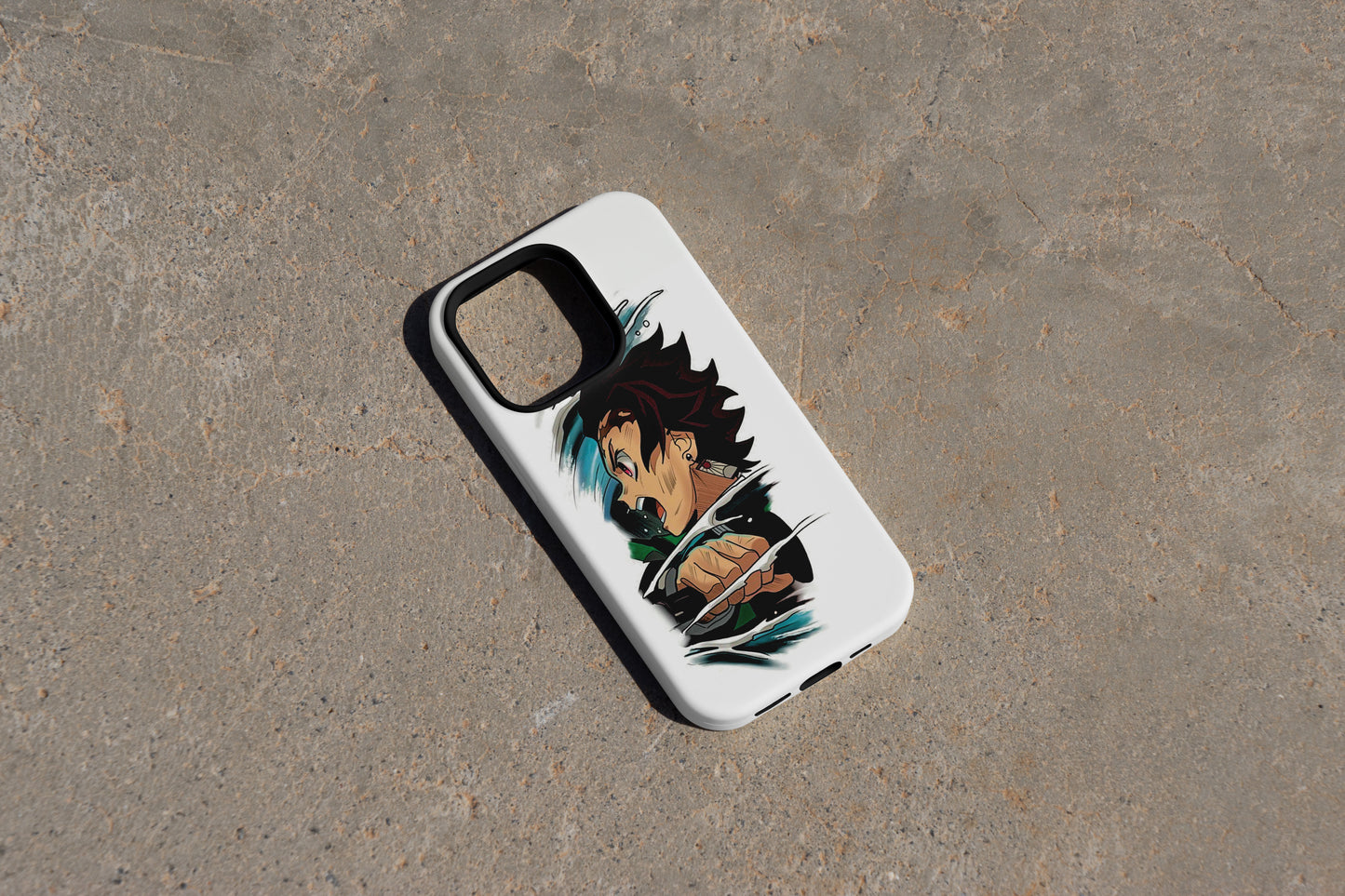 Demon Slayer | Tanjiro Print Silicone Phone Case - CC-104