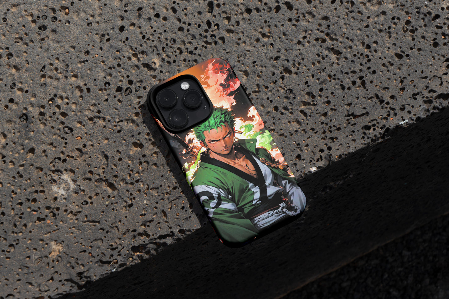 One Piece | Zoro Print Silicone Phone Case - CC-79