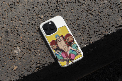 One Piece | Franky And Robin Print Silicone Phone Case - CC-66