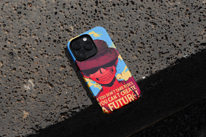 One Piece | Luffy Quote Print Silicone Phone Case - CC-70