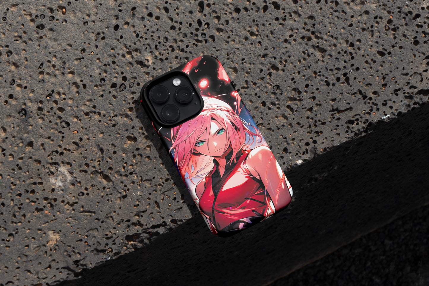 Naruto Shippuden | Sakura Print Silicone Phone Case - CC-32