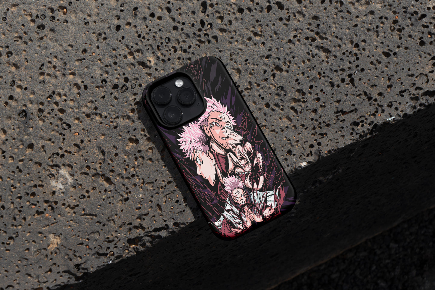 Jujutsu Kaisen | 3 Faces Of ITADORI Print Silicone Phone Case - CC-13